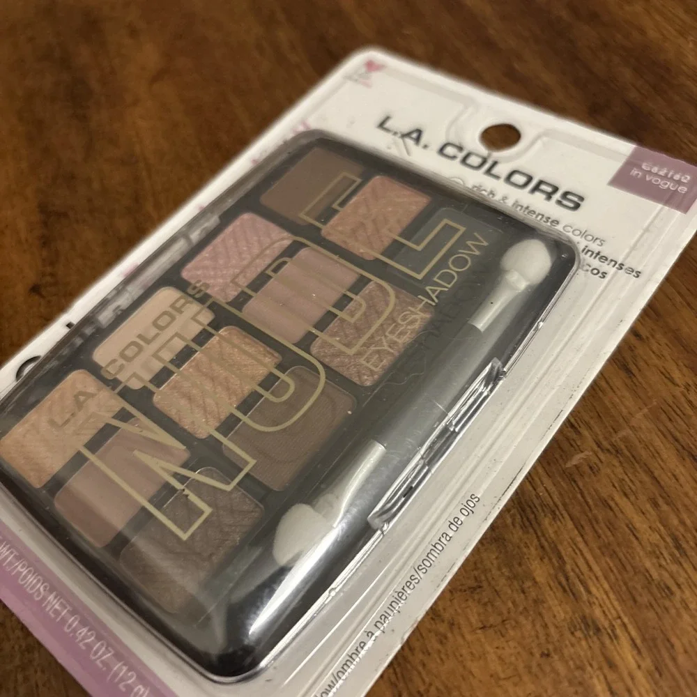 New L.A. Colors 12 Color Nude In Vogue Eyeshadow Palette